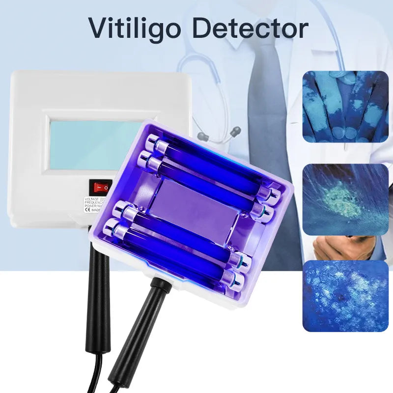 Woods Lamp Skin Analyzer Facial UV Skin Scanner for Home SPA Salon Testing
