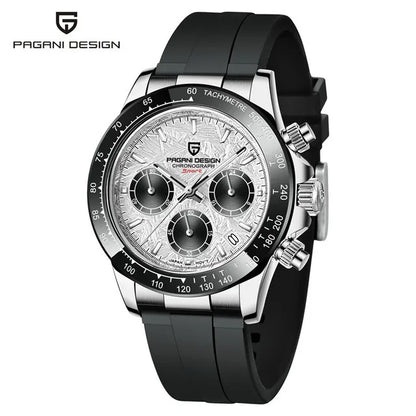 PAGANI DESIGN V2 40mm Men’s Quartz Watch Sapphire Chronograph Stainless Steel