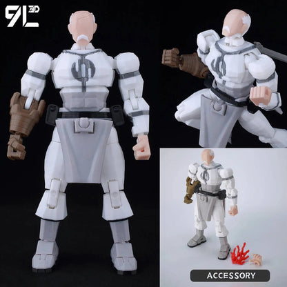 9L3D Lucky 13 Invincible Boy Conquer Omni Action Figure 3D Printed Anime Model Multi-Jointed Poseable Collectible Toy Gift Fan
