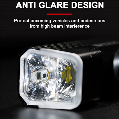 BUCKLOS Smart Sensor Bike Light Aluminum Alloy Headlight Cycling Waterproof Type-C Rechargeable Front Lamp Bicycle Accessories