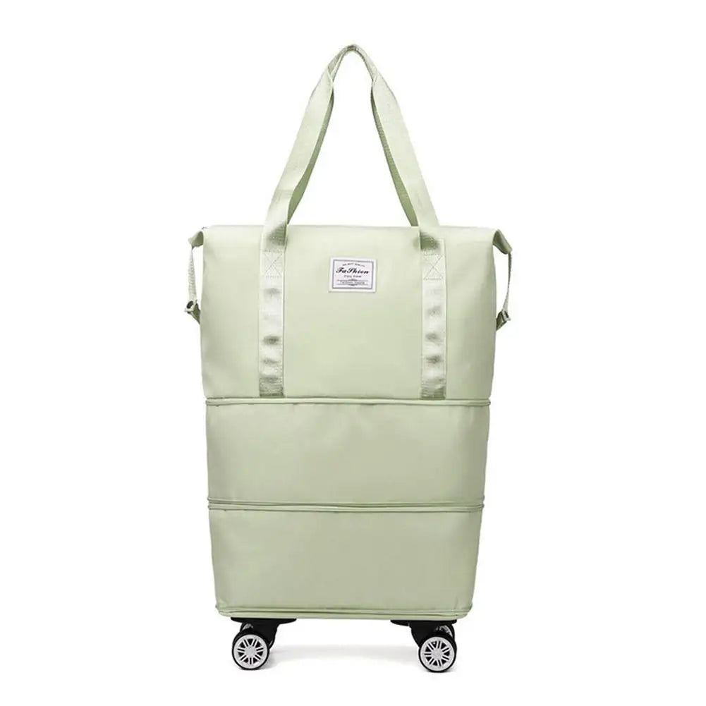 Travel Portable Large Capacity Detachable Universal Wheel Storage Bag Check-In Bag with Wheel Double Layer Carry-On Bag