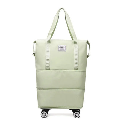 Travel Portable Large Capacity Detachable Universal Wheel Storage Bag Check-In Bag with Wheel Double Layer Carry-On Bag