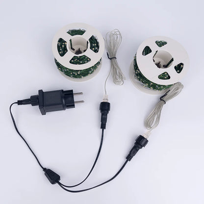 Twinkle Star Christmas Tree Decoration Fairy Lights Green Copper wire 30M 50M 100M 120M 200M 300M Plug in Garland String Light