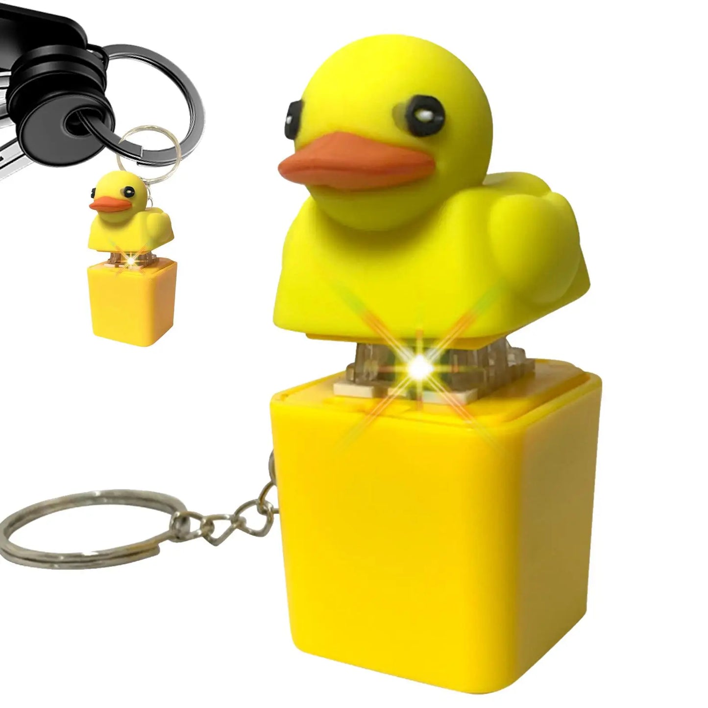Fidget Toy That Quacks Fidget Quacking Button Keyring Sensory Toys Keycaps That Quack Stress Reliever For Attention And Fun