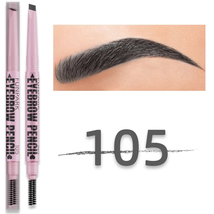 2-in-1 Professional Waterproof Eyebrow Pencil – Dual-Tip Precision for Natural, Long-Lasting Brows