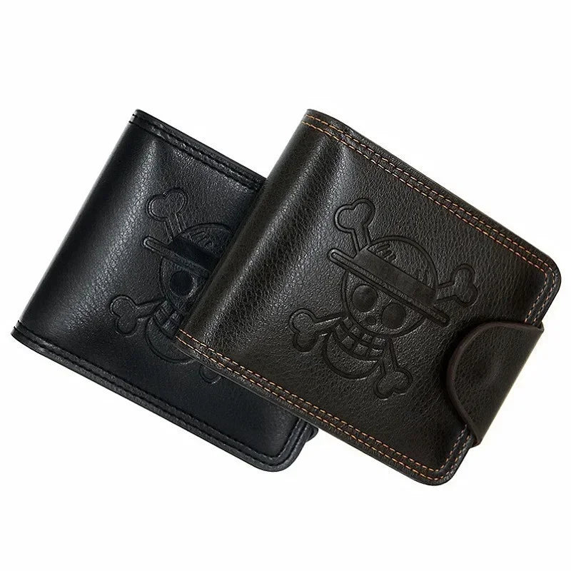 Men’s Short Bifold Wallet – Slim Faux Leather Credit ID Card Holder Purse