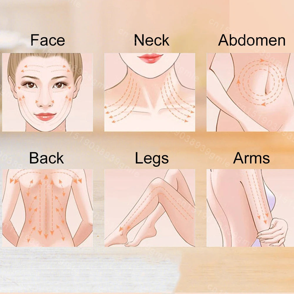 Hot Stone Vibration Massager Bianstone Guasha SPA Therapy Muscle Relaxation Tool