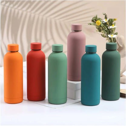 Double Wall Stainless Steel Insulated Tumbler Customizable Thermos Water Bottle with Vacuum Sealed Lid for Hot And Cold Beverage