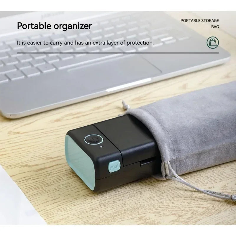 Upgrade M08F Portable Thermal Printer Bluetooth Phone Printer For Home Use A4 Mobile Print For Laptops Inkless Travel Wireless P