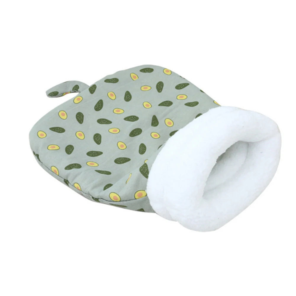 Cat Sleeping Bag Winter Soft Fluffy Thickened Pet Pocket Nest Bed Kitten Puppy Comfortable Warm Nest for Small Medium Dogs Cats