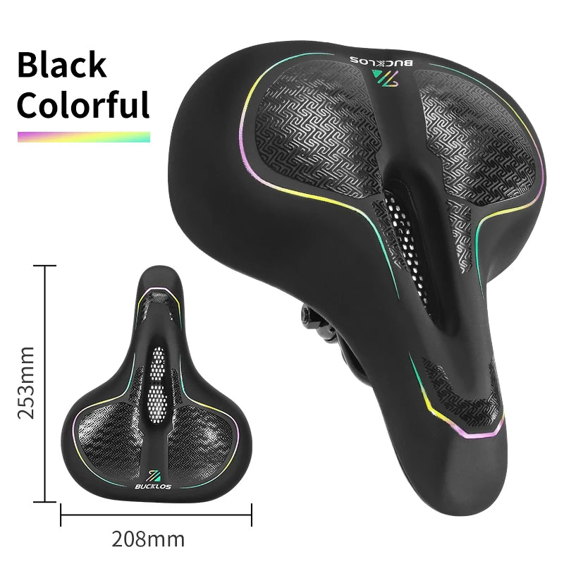 BUCKLOS MTB Shock-Absorption Saddle Soft Ergonomic Bicycle Saddle Waterproof Comfortable Mountain Bike Saddle Bicycle Parts