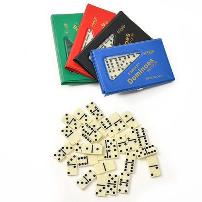 1 Pc Box Dominoes Nine Dominoes Pvc Packaging Push Cards Indoor And Outdoor Game Boards
