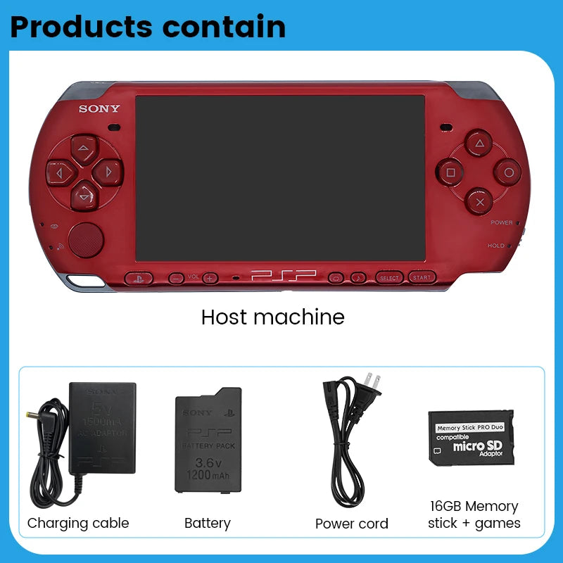 PlayStation Original PSP 3000 Handheld Game Console (PSP-3006) PlayStation Portable 3000 Game Console(Free Games)Cracked version
