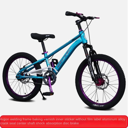 Cooya Children's Bicycle 22/24 Inch Mountain Bike Dual Disc Brake High Carbon Steel Hard Frame Suitable For 10-16 Years Old 2025