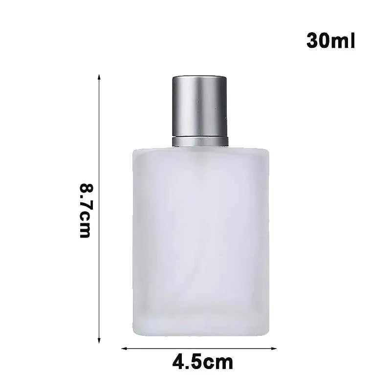 30ML/50ML Frosted Glass Empty Spray Bottle Perfume Atomizer, Refillable Fine Mist Spray Empty Perfume Bott
