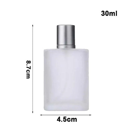 30ML/50ML Frosted Glass Empty Spray Bottle Perfume Atomizer, Refillable Fine Mist Spray Empty Perfume Bott