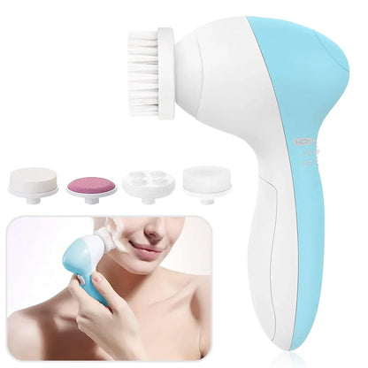 Electric Facial Cleanser 5-in-1 Pore Cleaner & Skin Care Washing Machine for Spa Use