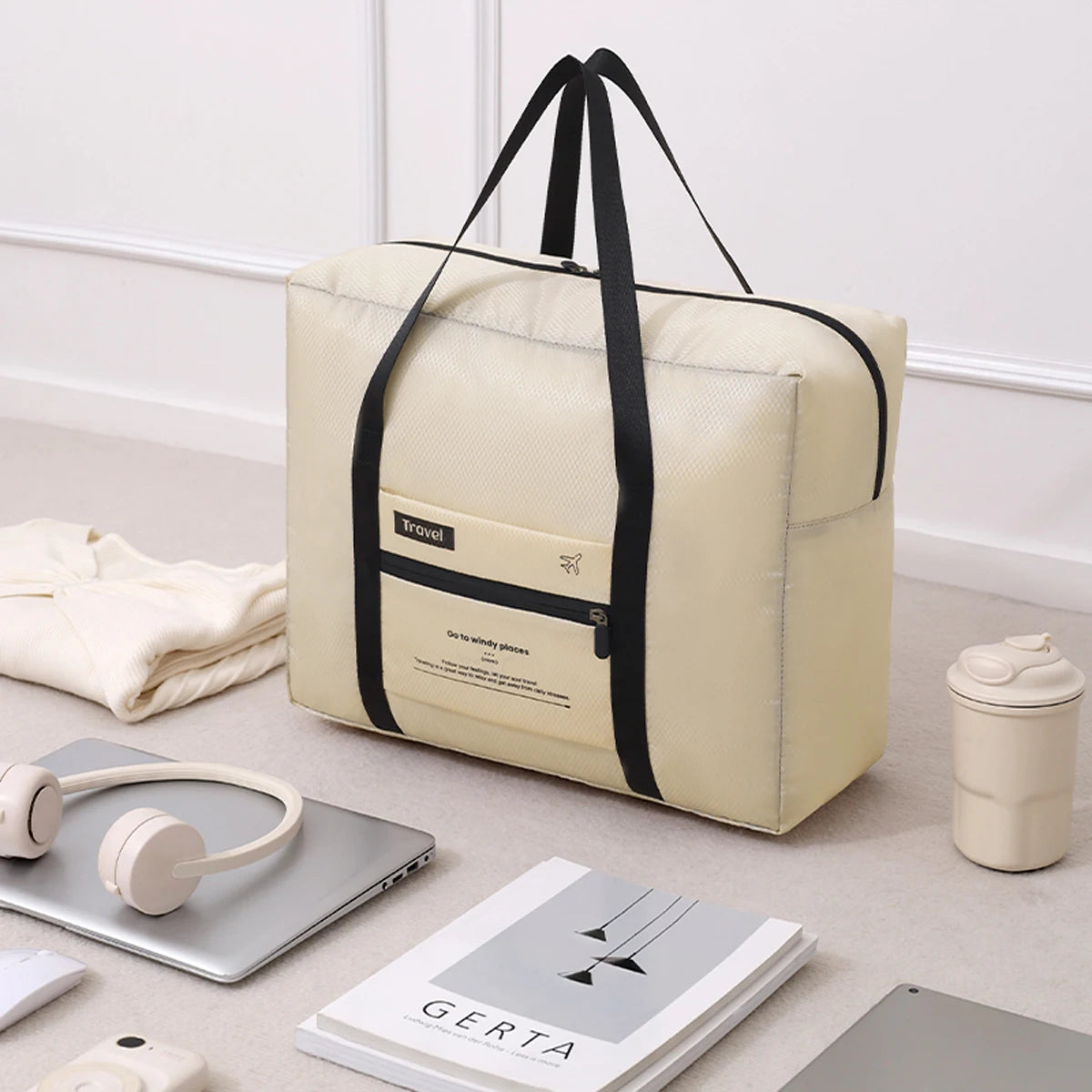 2025 new diamond-shaped luggage bag, large-capacity moving luggage bag, ultra-light foldable travel bag, clothing storage bag