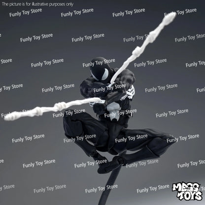 In Stock Mess Toys Spider Man Symbiote Spiderman Messtoys Black Suit Neighbor Scarlet Spider Anime Action Figure Gifts Toys