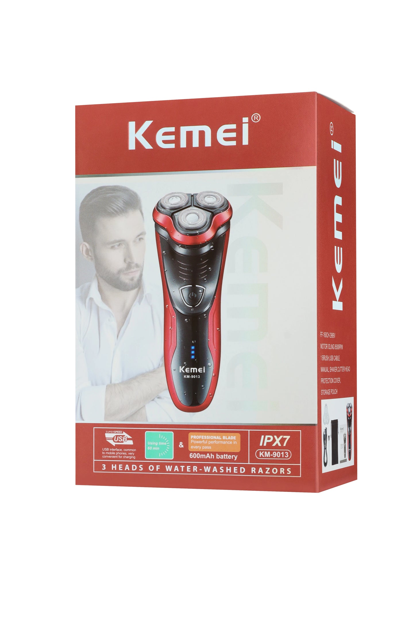 Electric Shaver for men's electric shaver Smart razor for Beard timmer IPX7 waterproof Wet And Dry shaving machine Men Shaver