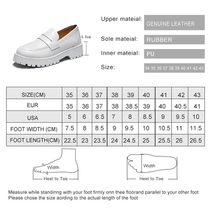 AIYUQI Spring Shoes Female British Style Thick-soled College Style Casual Loafers Genuine Leather Fashion Shoes Girls WHSLE MTO