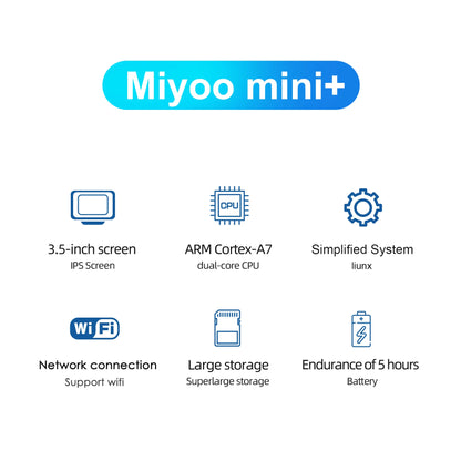 MIYOO Mini Plus Portable Retro Handheld Game Console V2 Mini+ IPS Screen Classic Video Game Console Linux System Children's Gift