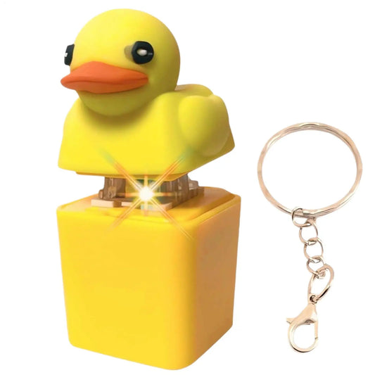 Fidget Toy That Quacks Fidget Quacking Button Keyring Sensory Toys Keycaps That Quack Stress Reliever For Attention And Fun