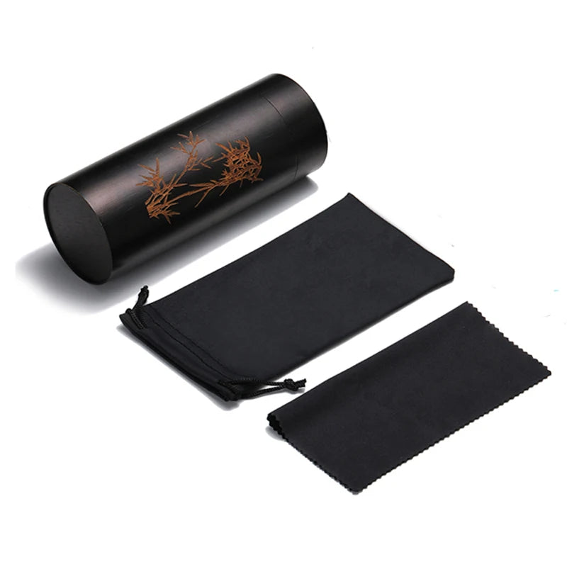 GM Bamboo Wooden Sunglasses Polarized Handmade Mirror Coating Lenses Gift Box