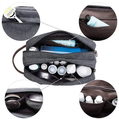 Travel Storage Bag Foldable hanging men's travel large capacity toiletries storage bag Oxford cloth waterproof makeup bag
