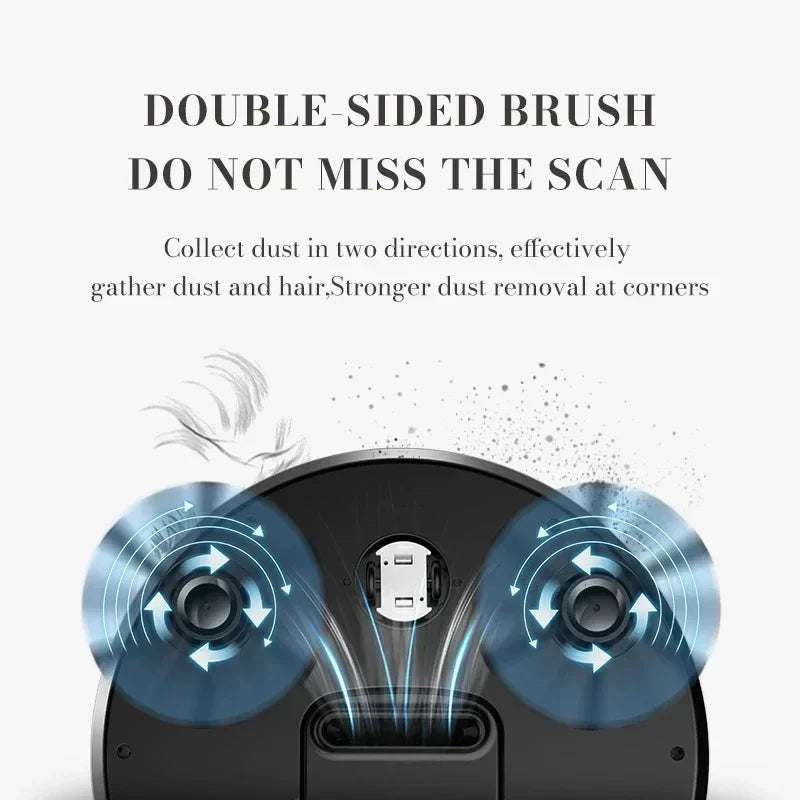 New 3-in-1Robot Vacuum Cleaner Wet And Dry Ultra-thin Cleaning Machine Automatic Smart Wireless Sweeping Mopping Home Applian