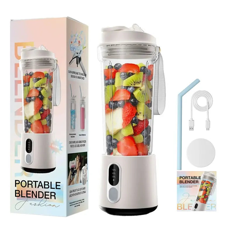 4000mAh Portable Juicer Dual Purpose Juice Cup 180W USB Outdoor Fresh Fruit Blender 4 Blade Smoothie Juice Cup Blender