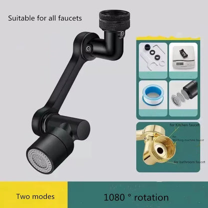 Metal Universal 1080° Rotation Faucet Sprayer Head For Kitchen Washbasin Extension Faucet Bubbler Sink Tap Splash Nozzle