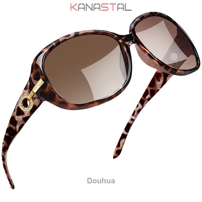 Women’s Polarized Butterfly Sunglasses UV400 Retro Diamond Frame Fashion Eyewear