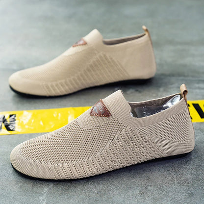 YRZL Mens Loafers Breathable Mesh Summer Lightweight Driving Moccasins Slip on Casual Shoes for Men Comfortable Walking Shoes