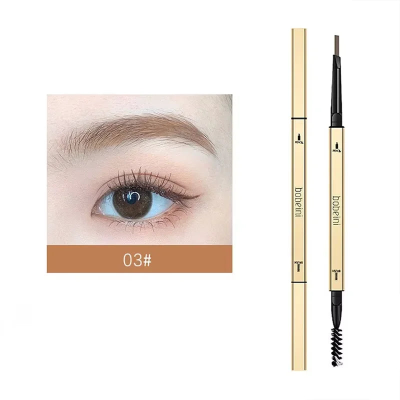 Dual-Ended Waterproof Eyebrow Pencil – Ultra-Fine Tip for Natural, Long-Lasting Brows