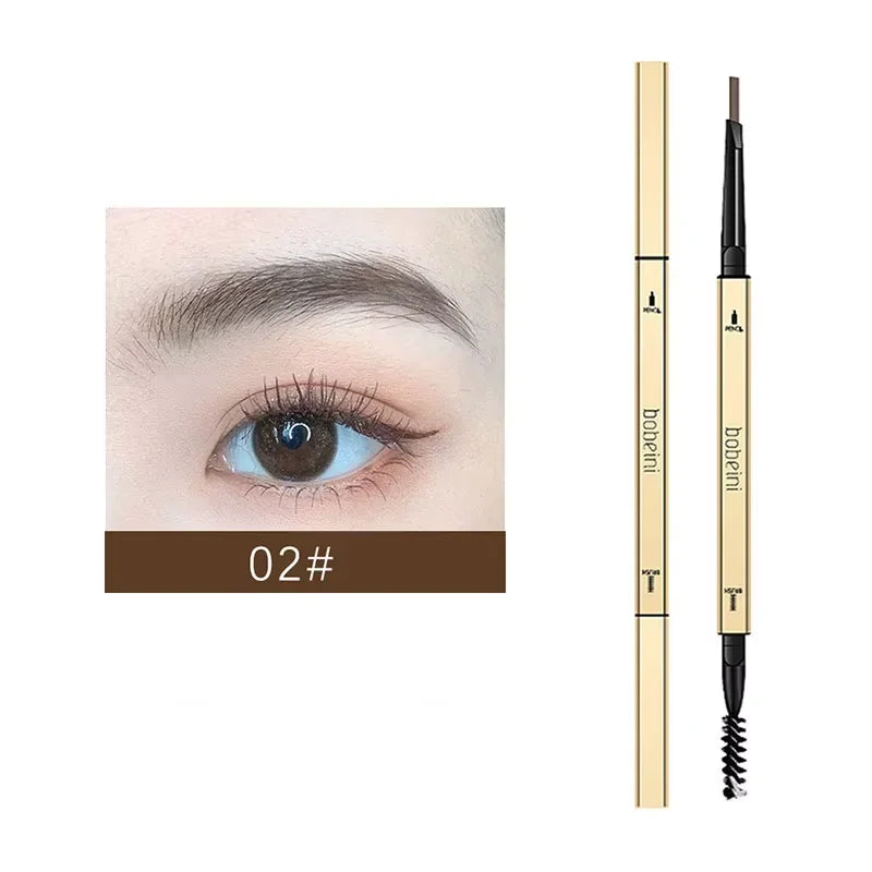 Dual-Ended Waterproof Eyebrow Pencil – Ultra-Fine Tip for Natural, Long-Lasting Brows