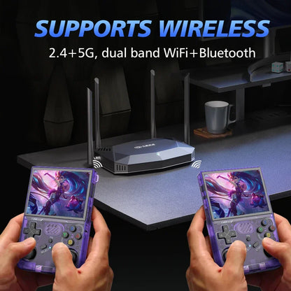 100% ArKOS R36XX Retro Handheld Game Console Linux System 3.5 Inch IPS Screen 64/128GB/256GB Game Player R36S updated version