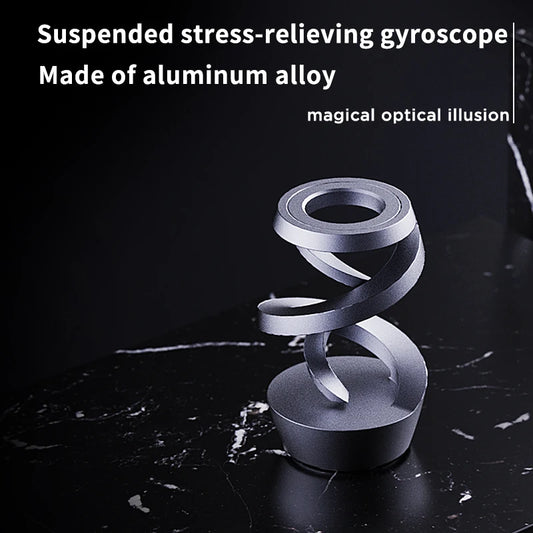 Metal anti-gravity levitating gyro decompression toy desktop levitating rotating pendulum decompression artifact fingertip gyro