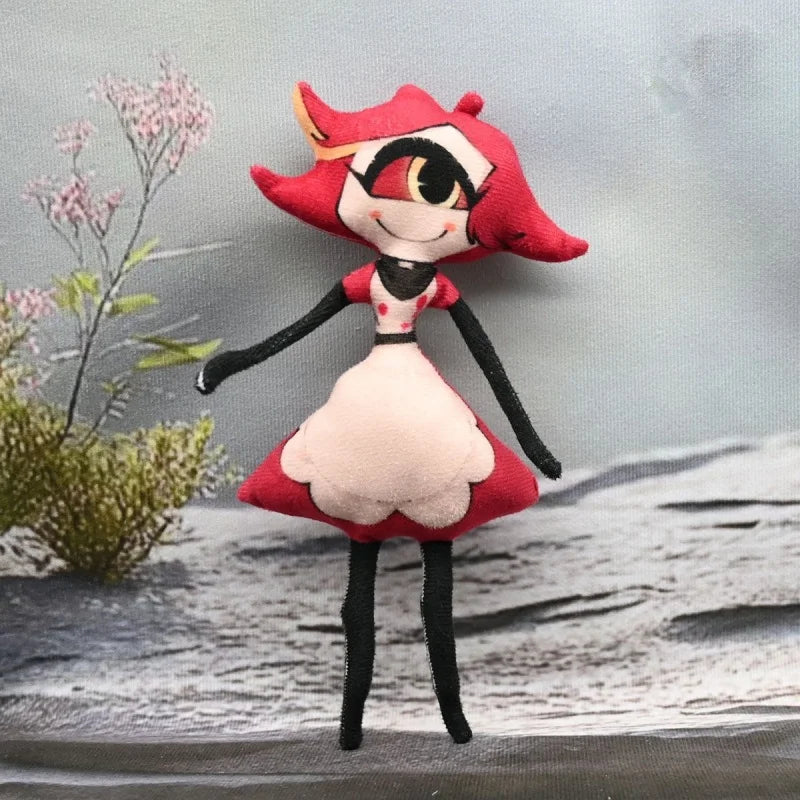 Hazbined Hotels Plush Toy Alastor Soft Stuffed Animal Vee Nifty Doll Blind Box Collectible for Fans of Movies & TV