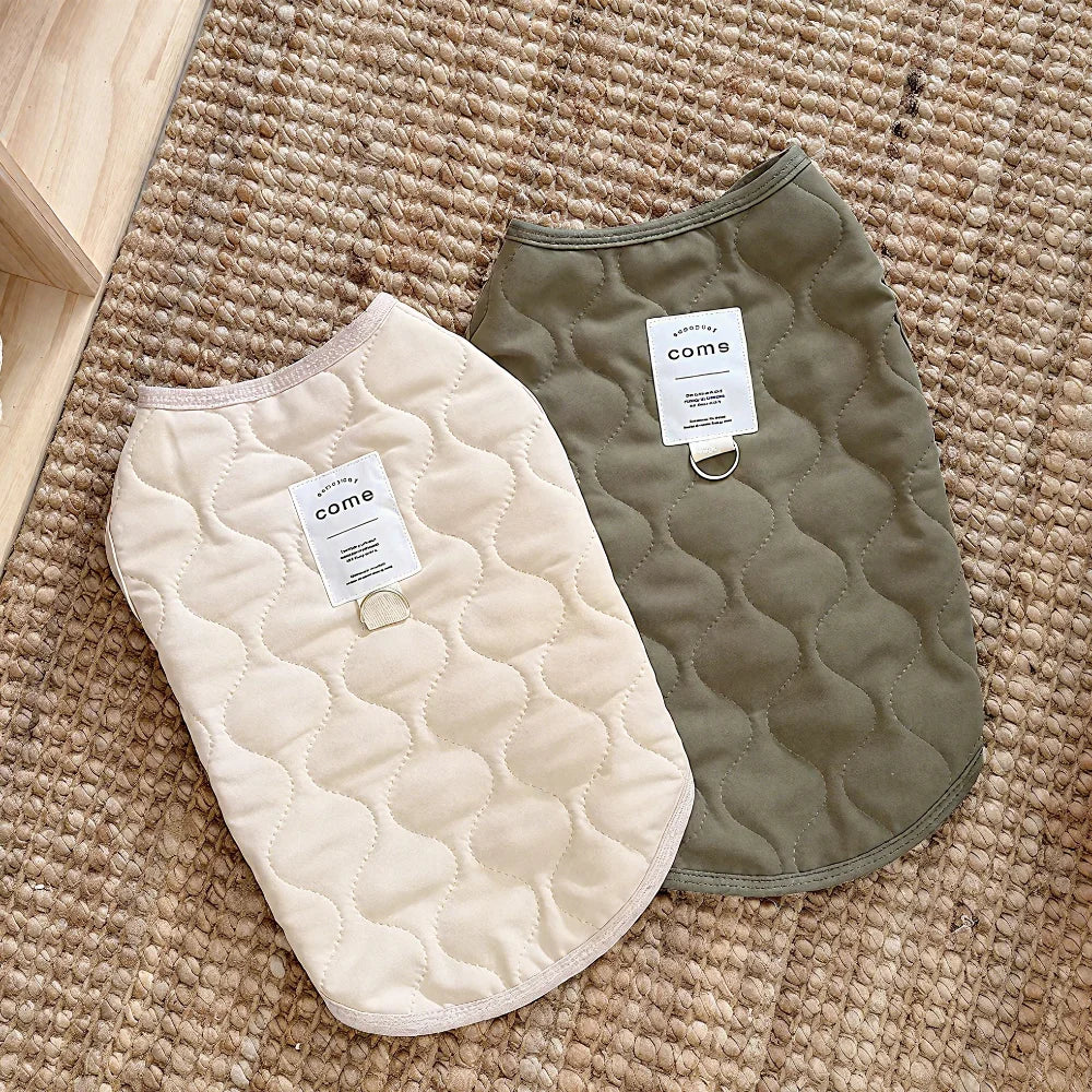 Cute Dog Coat Vest Jacket Plush Dog Clothes Chihuahua Apparel Thickened Warm Costume for Small Dogs Cats Vest Puppy Accessories