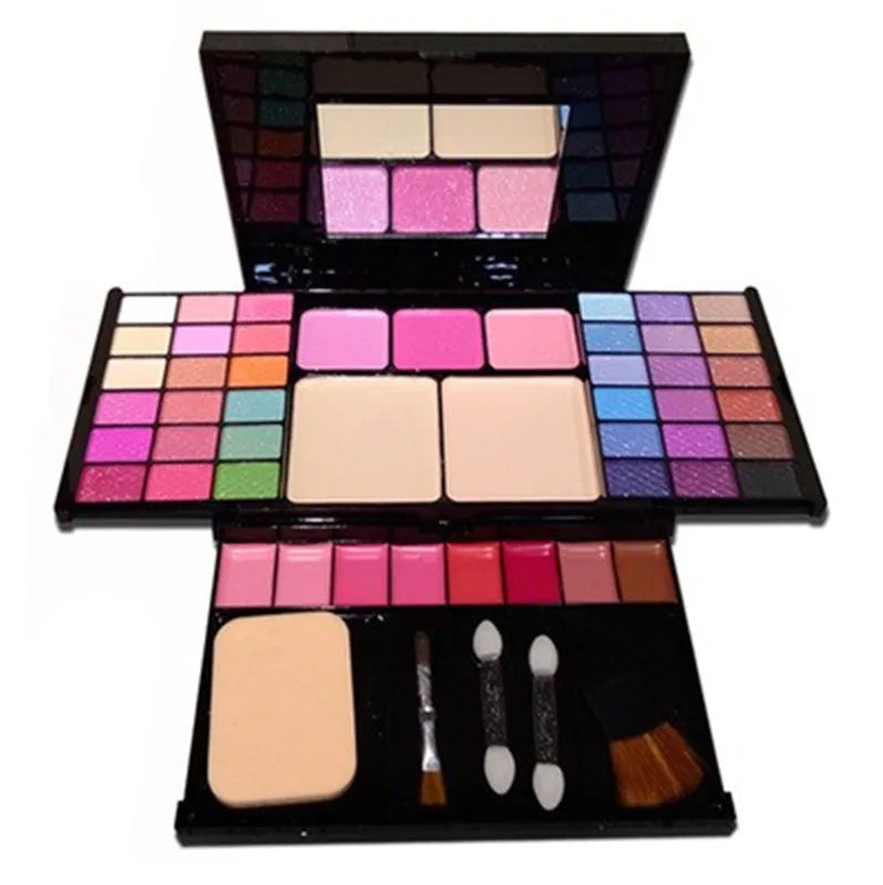 Full 49/190 Color Makeup Set Box In Aluminum Cosmetics For Women Eyeshadow Powder Lipstick Eyeliner Concealer Blush Make Up Kit
