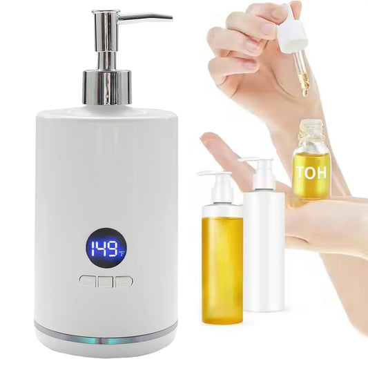 Portable Single Bottle Massage Oil, Lotion & Cream Heater – Adjustable Temperature