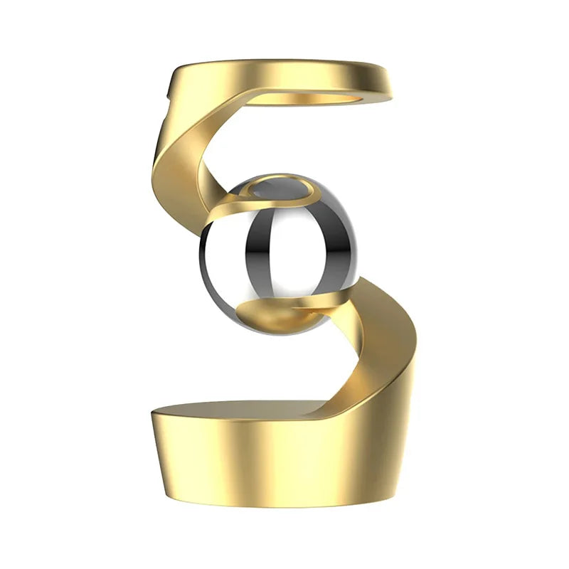 Adult Desktop Stress Relief Toy Aluminum Alloy Decompression Hypnosis Rotary Gyro Fingertip Kinetic levitating Spinner Gift