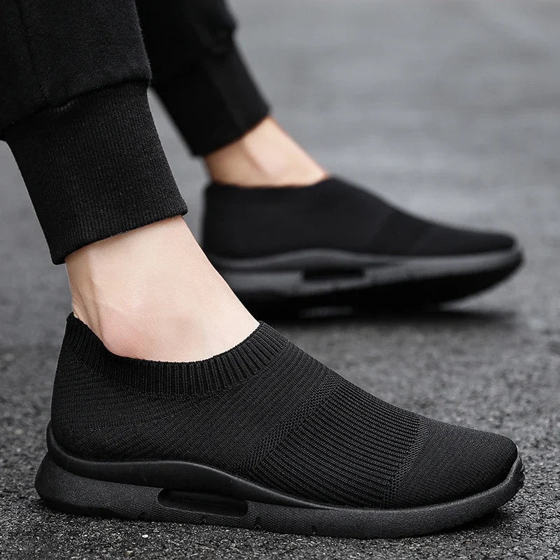 Damyuan Men Light Running Shoes Jogging Shoes Breathable Man Sneakers Slip on Loafer Shoe Men's Casual Shoes Size 46 2020