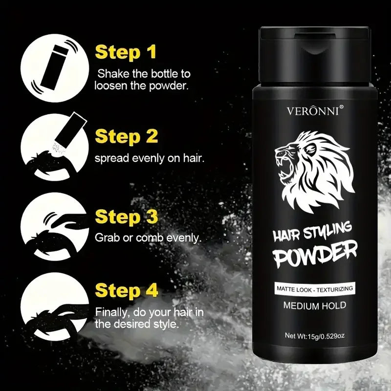 Unisex Hair Defining Powder-Long-Lasting,Volume,Matte Finish, for Men and Women, Hold Root Lifting  Fluffy Increase Hair Powder