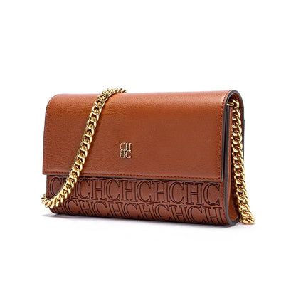 CH Exquisite Women’s Crossbody Bag – Light Luxury Color Block Chain Shoulder Bag with Letter Design