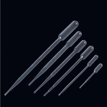 500pcs 1000pcs 2000pcs 0.2ml 0.5ml 1ml 2ml 3ml 5ml Transparent Plastic Pasteur Pipette Disposable Essential Oil Dropper