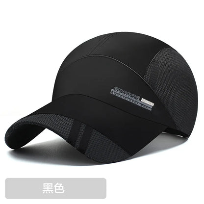 Running Hat Mesh Sports Cap Lightweight Quick Drying Runner Cap for Men Wom
