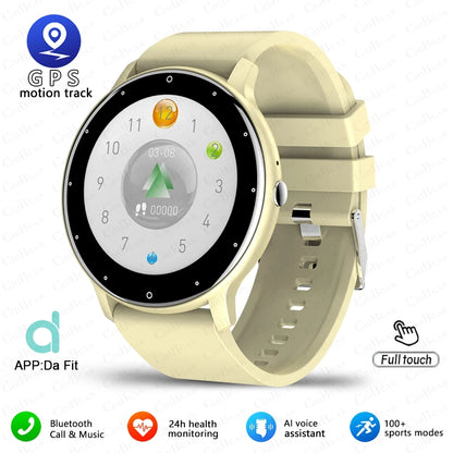 2025 Men’s Sports Smartwatch Fitness Tracker Heart Rate Full Touch Bluetooth Call