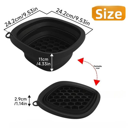 Collapsible Silicone Face Basin Ice Therapy Beauty Spa Container Home Use